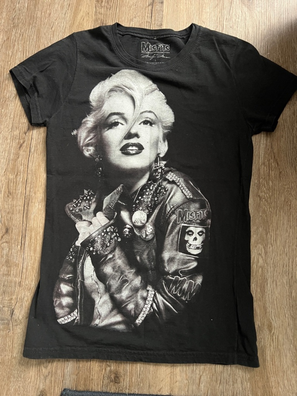 Vintage Misfits Marilyn Monroe Punk Rock Ladies T-Shirt